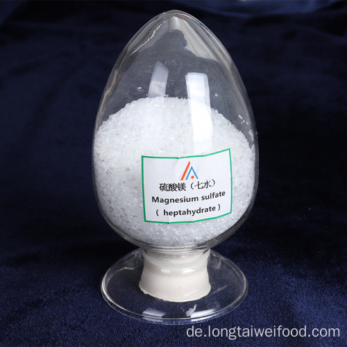 Nahrungsmittel -Additiv -Magnesium -Sulfat